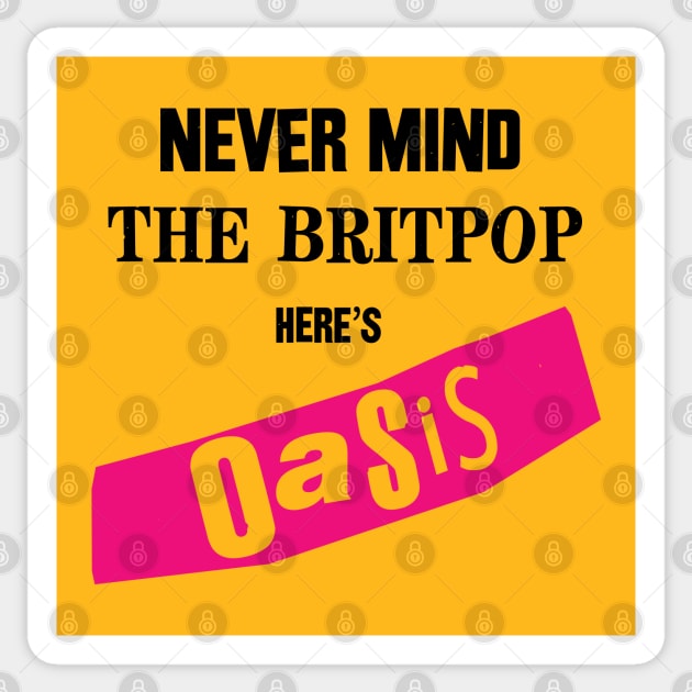 Never Mind the Britpop Sticker by everyplatewebreak tees